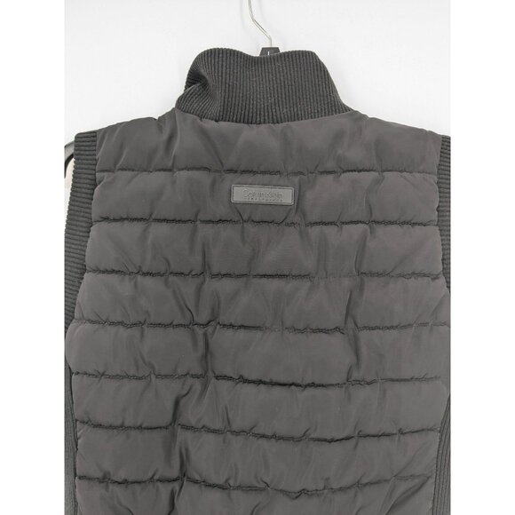 Calvin Klein Performance Puffer Vest Jacket Size M Quilted Full Zip Athleisure - Picture 10 of 12